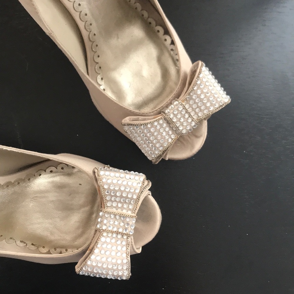 Lulu Townsend✨ bow heels - peep toe👠